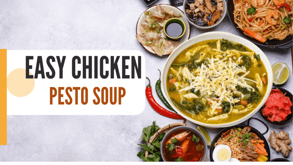 Chicken Pesto Soup Recipe